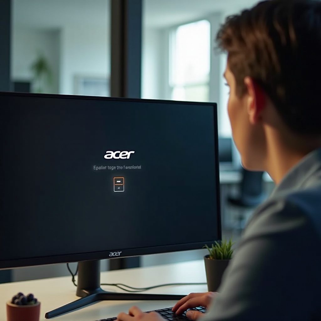 Acer desktop monitor geen signaal