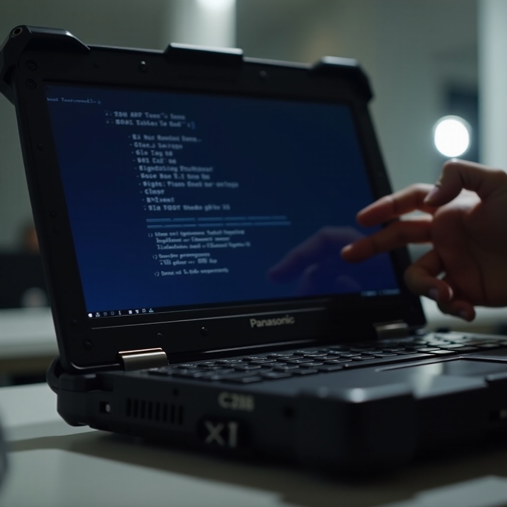 hoe maak ik een back-up van het BIOS van mijn Panasonic Toughbook-laptop