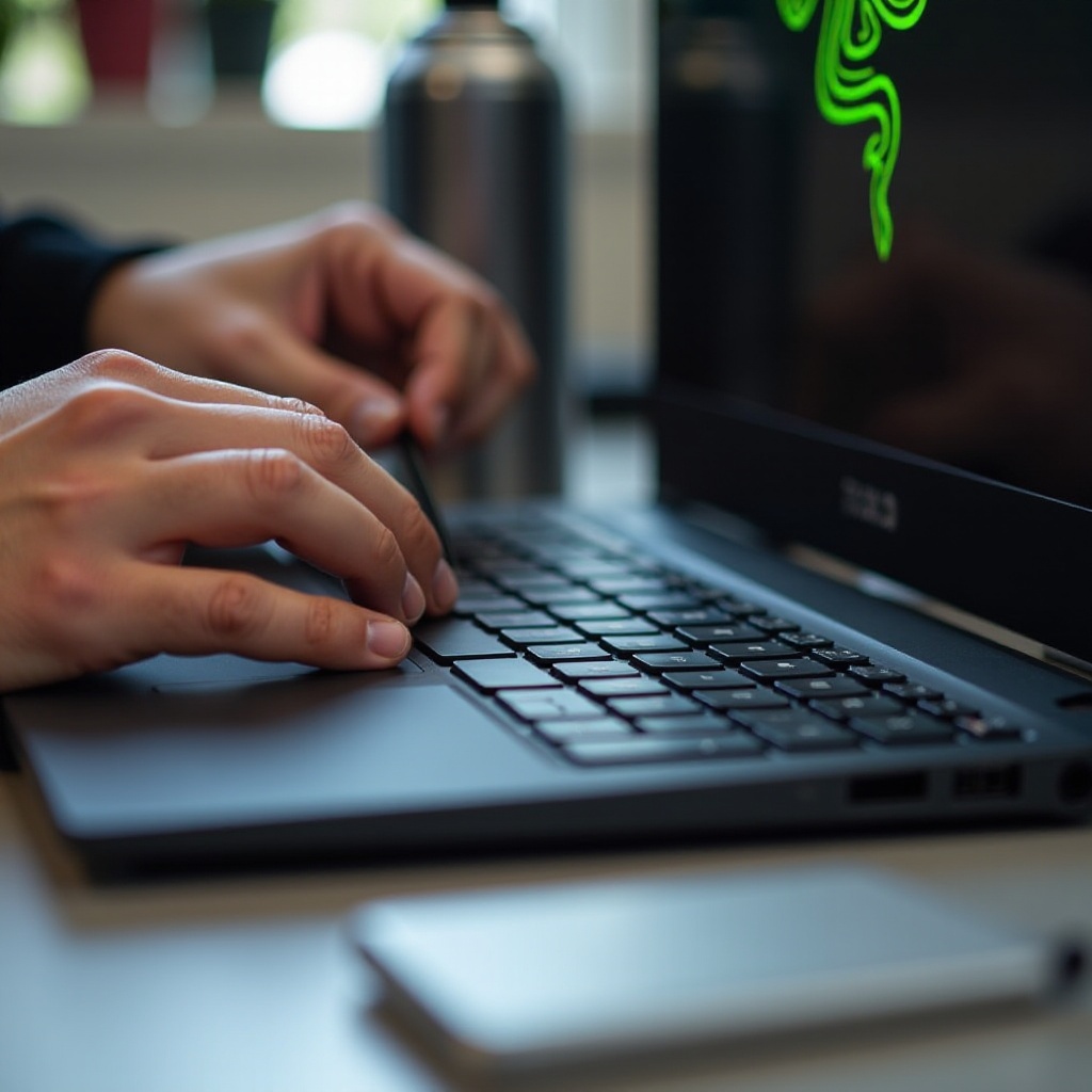 Cara Memperbaiki Tombol Laptop Razer yang Tidak Berfungsi Sampai Lampu Menyala